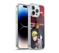 Head Case Designs Officially Licensed Naruto Shippuden Obito Naruto Sasuke Key Art Gel Case [Military Grade Protection] Compatible with Apple iPhone 14 Pro Max and Compatible with MagSafe
