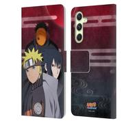 Head Case Designs Officially Licensed Naruto Shippuden Obito Naruto Sasuke Key Art Leather Wallet Case Compatible With Samsung Galaxy A54 5G