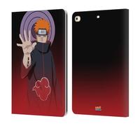 Head Case Designs Officially Licensed Naruto Shippuden Pain Character Art Leather Wallet Case Compatible With Apple iPad 9.7 2017 / iPad 9.7 2018