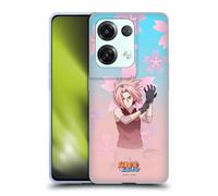 Head Case Designs Officially Licensed Naruto Shippuden Sakura Haruno Character Art Gel Case [Military Grade Protection] Compatible With Oppo Reno8 Pro
