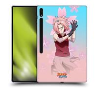 Head Case Designs Officially Licensed Naruto Shippuden Sakura Haruno Character Art Gel Case [Military Grade Protection] Compatible With Samsung Galaxy Tab S8 Ultra