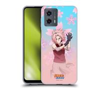 Head Case Designs Officially Licensed Naruto Shippuden Sakura Haruno Character Art Gel Case [Military Grade Protection] Compatible With Motorola Moto G (2023)