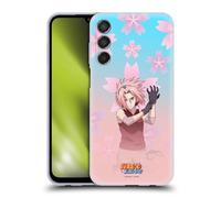 Head Case Designs Officially Licensed Naruto Shippuden Sakura Haruno Character Art Gel Case [Military Grade Protection] Compatible With Samsung Galaxy M15/F15 5G
