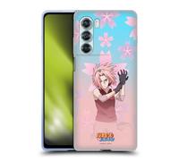Head Case Designs Officially Licensed Naruto Shippuden Sakura Haruno Character Art Gel Case [Military Grade Protection] Compatible With Edge S30 / Moto G200 5G