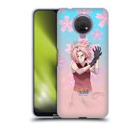 Head Case Designs Officially Licensed Naruto Shippuden Sakura Haruno Character Art Gel Case [Military Grade Protection] Compatible With Nokia G10