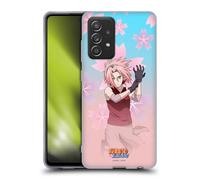 Head Case Designs Officially Licensed Naruto Shippuden Sakura Haruno Character Art Gel Case [Military Grade Protection] Compatible With Galaxy A52 / A52s / 5G (2021)
