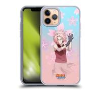 Head Case Designs Officially Licensed Naruto Shippuden Sakura Haruno Character Art Gel Case [Military Grade Protection] Compatible with Apple iPhone 11 Pro and Compatible with MagSafe