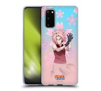 Head Case Designs Officially Licensed Naruto Shippuden Sakura Haruno Character Art Gel Case [Military Grade Protection] Compatible With Samsung Galaxy S20 / S20 5G