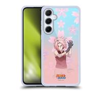 Head Case Designs Officially Licensed Naruto Shippuden Sakura Haruno Character Art Gel Case [Military Grade Protection] Compatible With Samsung Galaxy A55 5G