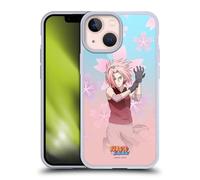 Head Case Designs Officially Licensed Naruto Shippuden Sakura Haruno Character Art Gel Case [Military Grade Protection] Compatible with Apple iPhone 13 Mini and Compatible with MagSafe