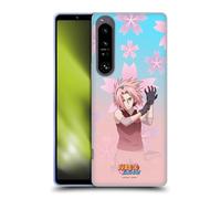 Head Case Designs Officially Licensed Naruto Shippuden Sakura Haruno Character Art Gel Case [Military Grade Protection] Compatible With Sony Xperia 1 IV