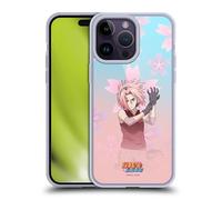 Head Case Designs Officially Licensed Naruto Shippuden Sakura Haruno Character Art Gel Case [Military Grade Protection] Compatible with Apple iPhone 14 Pro Max and Compatible with MagSafe