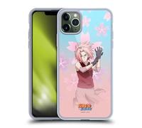 Head Case Designs Officially Licensed Naruto Shippuden Sakura Haruno Character Art Gel Case [Military Grade Protection] Compatible with Apple iPhone 11 Pro Max and Compatible with MagSafe