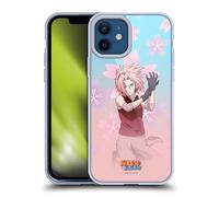 Head Case Designs Officially Licensed Naruto Shippuden Sakura Haruno Character Art Gel Case [Military Grade Protection] Compatible with Apple iPhone 12 / iPhone 12 Pro and Compatible with MagSafe