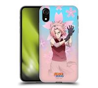 Head Case Designs Officially Licensed Naruto Shippuden Sakura Haruno Character Art Gel Case [Military Grade Protection] Compatible With Apple iPhone XR