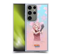 Head Case Designs Officially Licensed Naruto Shippuden Sakura Haruno Character Art Gel Case [Military Grade Protection] Compatible with Samsung Galaxy S23 Ultra 5G and Compatible with MagSafe