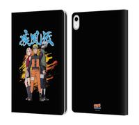 Head Case Designs Officially Licensed Naruto Shippuden Sakura, Naruto, Kakashi Art Leather Wallet Case Compatible With Apple iPad 10.9 2022/2025