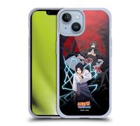 Head Case Designs Officially Licensed Naruto Shippuden Sasuke And Itachi Key Art Gel Case [Military Grade Protection] Compatible with Apple iPhone 14 and Compatible with MagSafe