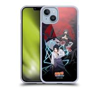 Head Case Designs Officially Licensed Naruto Shippuden Sasuke And Itachi Key Art Gel Case [Military Grade Protection] Compatible with Apple iPhone 14 Plus and Compatible with MagSafe