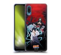 Head Case Designs Officially Licensed Naruto Shippuden Sasuke And Itachi Key Art Gel Case [Military Grade Protection] Compatible With Samsung Galaxy A02/M02 (2021)