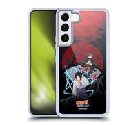 Head Case Designs Officially Licensed Naruto Shippuden Sasuke And Itachi Key Art Gel Case [Military Grade Protection] Compatible with Samsung Galaxy S22 5G and Compatible with MagSafe