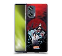 Head Case Designs Officially Licensed Naruto Shippuden Sasuke And Itachi Key Art Gel Case [Military Grade Protection] Compatible With Motorola Edge 50 Fusion