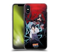 Head Case Designs Officially Licensed Naruto Shippuden Sasuke And Itachi Key Art Gel Case [Military Grade Protection] Compatible With Apple iPhone X/iPhone XS