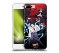 Head Case Designs Officially Licensed Naruto Shippuden Sasuke And Itachi Key Art Gel Case [Military Grade Protection] Compatible With Apple iPhone 7 Plus/iPhone 8 Plus