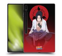 Head Case Designs Officially Licensed Naruto Shippuden Sasuke Uchiha Character Art Gel Case [Military Grade Protection] Compatible With Samsung Galaxy Tab S8 Ultra