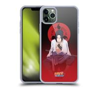 Head Case Designs Officially Licensed Naruto Shippuden Sasuke Uchiha Character Art Gel Case [Military Grade Protection] Compatible With Apple iPhone 11 Pro Max