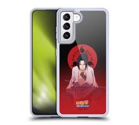 Head Case Designs Officially Licensed Naruto Shippuden Sasuke Uchiha Character Art Gel Case [Military Grade Protection] Compatible with Samsung Galaxy S21 5G and Compatible with MagSafe