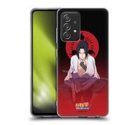 Head Case Designs Officially Licensed Naruto Shippuden Sasuke Uchiha Character Art Gel Case [Military Grade Protection] Compatible With Galaxy A52 / A52s / 5G (2021)