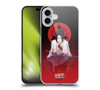 Head Case Designs Officially Licensed Naruto Shippuden Sasuke Uchiha Character Art Hard Back Case Compatible With Apple iPhone 16 Plus