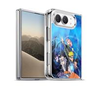 Head Case Designs Officially Licensed Naruto Shippuden Team 7 Key Art Gel Case [Military Grade Protection] Compatible with Apple iPhone Duo and Compatible with MagSafe