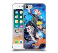 Head Case Designs Officially Licensed Naruto Shippuden Team 7 Key Art Gel Case [Military Grade Protection] Compatible with Apple iPhone 7/8 / SE 2020 & 2022 and Compatible with MagSafe