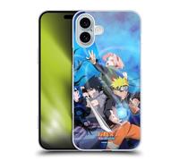 Head Case Designs Officially Licensed Naruto Shippuden Team 7 Key Art Hard Back Case Compatible With Apple iPhone 16 Plus