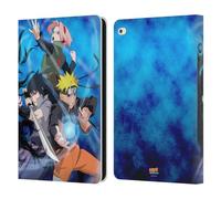 Head Case Designs Officially Licensed Naruto Shippuden Team 7 Key Art Leather Wallet Case Compatible With Apple iPad Air 2 (2014)