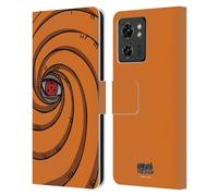 Head Case Designs Officially Licensed Naruto Shippuden Tobi Mask Iconic Leather Wallet Case Compatible With Motorola Moto Edge 40/Edge (2023)