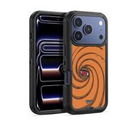 Head Case Designs Officially Licensed Naruto Shippuden Tobi Mask Iconic Ultra-Armoured Shockproof Case [Military Grade Protection] Compatible With Apple iPhone 17 Pro Max