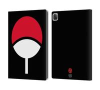 Head Case Designs Officially Licensed Naruto Shippuden Uchiha Clan Iconic Leather Wallet Case Compatible With Apple iPad Pro 12.9 2020/2021/2022