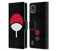 Head Case Designs Officially Licensed Naruto Shippuden Uchiha Clan Iconic Leather Wallet Case Compatible With Nokia C2 2nd Edition