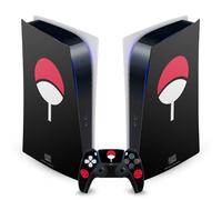 Head Case Designs Officially Licensed Naruto Shippuden Uchiha Clan Iconic Vinyl Faceplate Gaming Skin Decal Compatible With Sony PlayStation 5 PS5 Digital Edition Console and DualSense Controller