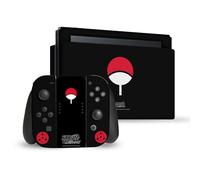 Head Case Designs Officially Licensed Naruto Shippuden Uchiha Clan Iconic Vinyl Sticker Gaming Skin Decal Cover Compatible With Nintendo Switch Console & Dock & Joy-Con Controller Bundle