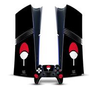 Head Case Designs Officially Licensed Naruto Shippuden Uchiha Clan Iconic Vinyl Sticker Gaming Skin Decal Compatible With Sony PlayStation 5 PS5 Pro Digital Edition Console & DualSense Controller