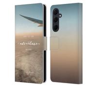 Head Case Designs Officially Licensed Nature Magick Airplane So The Adventure Begins Quote Leather Wallet Case Compatible With Samsung Galaxy A35 5G