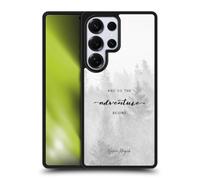 Head Case Designs Officially Licensed Nature Magick Black And White Forest So The Adventure Begins Quote Gel Armour Case [Military Grade Protection] Compatible With Samsung Galaxy S25 Ultra