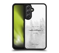 Head Case Designs Officially Licensed Nature Magick Black And White Forest So The Adventure Begins Quote Gel Armour Case [Military Grade Protection] Compatible With Samsung Galaxy A54 5G