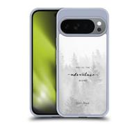 Head Case Designs Officially Licensed Nature Magick Black And White Forest So The Adventure Begins Quote Gel Case [Military Grade] Compatible with Google Pixel 10 and Compatible with MagSafe