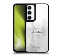 Head Case Designs Officially Licensed Nature Magick Black And White Forest So The Adventure Begins Quote Gel Armour Case [Military Grade Protection] Compatible With Samsung Galaxy A55 5G