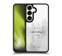 Head Case Designs Officially Licensed Nature Magick Black And White Forest So The Adventure Begins Quote Gel Armour Case [Military Grade Protection] Compatible With Samsung Galaxy S25